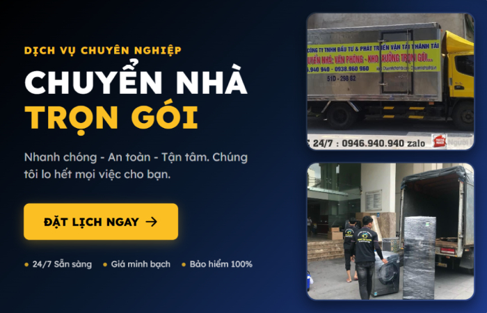 Dịch vụ chuyển nhà quận Tân Phú